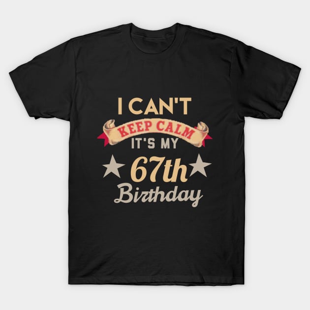 67th birthday gift T-Shirt by Design stars 5